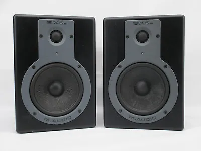 PAIR Of M-Audio Studiophile BX5a Powered Studio Monitor Speakers • $129.99