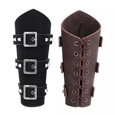 Arm Guard Costume Vambrace Steampunk Jewelry 1x Wristband Bracer For Adult • $10.90