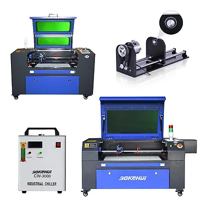 Laser 50W 80W Co2 Laser Engraving Engraver Cutter Machine Optional Accessories • £134.99