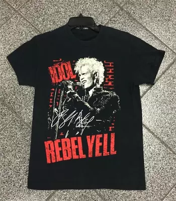 Vintage Rebel Yell BillY IDOL SHIRT SHORT SLEEVE BLACK UNISEX SIZE S-5xl Cc4442 • $18.99