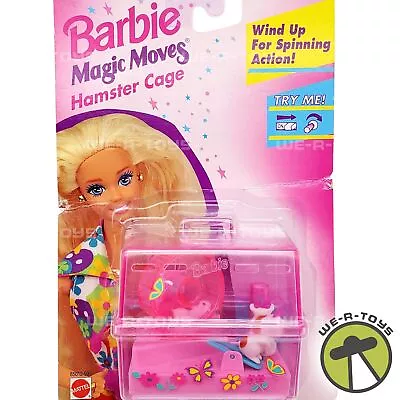 Barbie Magic Moves Hamster Wind Up Moving Hamster Cage Mattel 1995 NRFP • $39.96