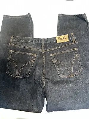 Men’s Dolce And Gabbana D&G Jeans Black Medium Wash SZ 36 | 50 • $70