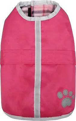 $15.99 • Buy Blanket Nor'Easter Dog Coat - LARGE - Pink Revers - Reflective - Zack & Zoey NWT