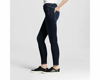 Mossimo Jegging Jeans High Rise Smooths Curves Dark Denim Women's Size 00 • $10