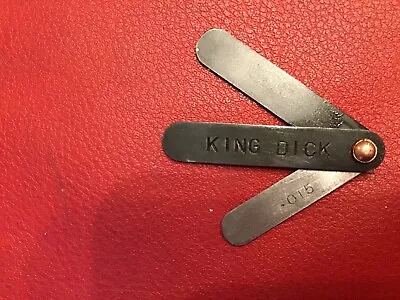 Mg King Dick 15 Tappet Feeler Thickness Gauge Vintage Mg Mga 1600 & Mk2 Tool Kit • $44.20