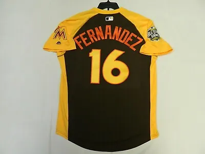 Authentic Jose Fernandez 2016 All Star Jersey Miami Marlins San Diego Game 48 • $75