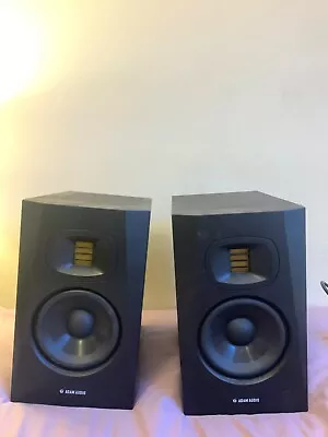 Pair Of Adam Audio T5V Monitors. Used In Great Condition Comes With Plugs. • £235