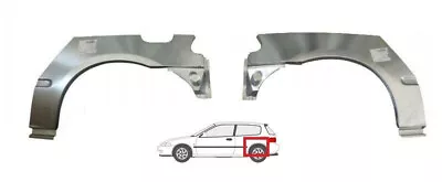 REAR WHEEL ARCH REPAIR PANEL FENDER PAIR FOR Honda Civic EG 3 Door 91-95 • $220