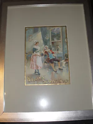 Vintage Barber Shop Wall-- William's Soap Ad Out    No.51 • $99