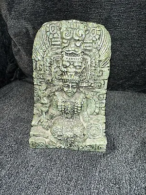 Zarebski Mid Century Aztec Mayan Bookends Turquoise Green • $139.99