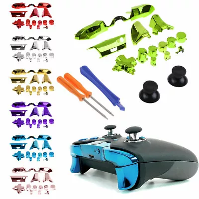 $13.99 • Buy Replacement Buttons Plating Parts 3.5mm Jack Controller Set For XBOX One Elite