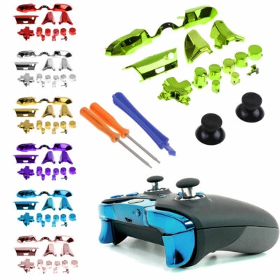 $13.99 • Buy Replacement Buttons Plating Parts 3.5mm Jack Controller Set For XBOX One Elite