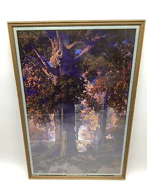 Original Maxfield  Parrish Large Litho  GOLDEN HOURS  Edison Lamp Works GE  • $199