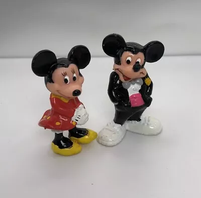 Disney Minnie Mickey Mouse Party Figures Tuxedo Sweethearts Topper 2” Applause • $9.99