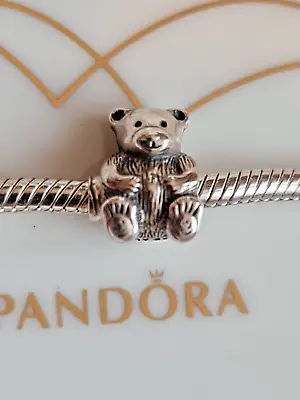 Pandora Teddy Bear Charm #790395 • £18