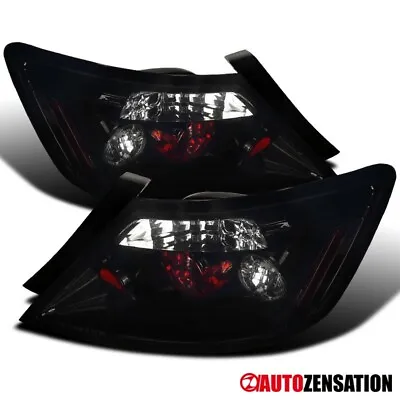 Fit 2006-2011 Honda Civic Coupe Black Smoke Rear Tail Lights Brake Lamps 06-11 • $113.99