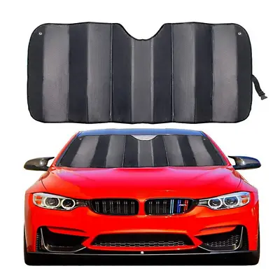 Car Front Windscreen Sunshade 5Layer Foldable Sun Shade UV Cover Blind Protector • £18.24