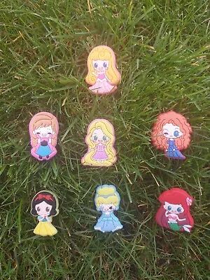 Cute Disney Princess Croc Jibbitz Shoe Charm Party Favor Cake Decoration • $5