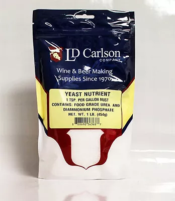 YEAST NUTRIENT LDC 1LB BAG NUTRIENT For HOMEBREW WINEMAKING MOONSHINE WHISKEY • $12.99