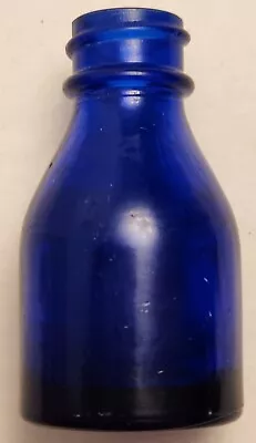Blue Vicks Va-Tro-Nol Medicine Bottle Vintage  2.5 Inches Tall • $5