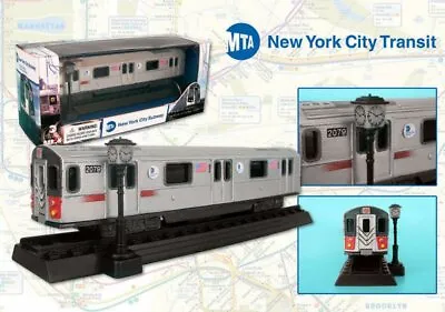 MTA Diecast Subway Car Gray - Daron RT8555 - Diecast Model Toy Car • $16.23