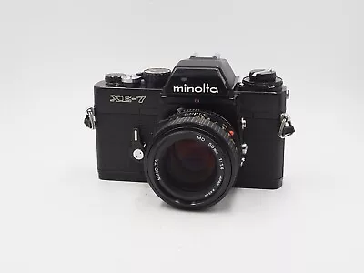 Minolta XE-7 35mm Film Camera W/ 50mm F/1.4 Lens (U34452) • $43