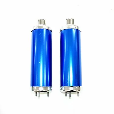 310mm Twin Exhaust BLUE Alloy Mufflers 110cc 125cc Quad Dirt Bike ATV Dune Buggy • $45.53