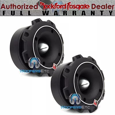 2 Pp4-t Rockford Fosgate 1.5  Horn 4ohm Punch Pro Series Audio Tweeters Pair New • $179.98