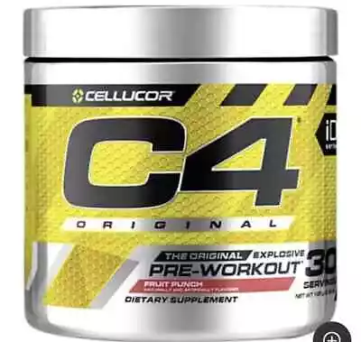 Cellucor C4 Explosive Pre Workout Fruit Punch 60 Serving FREE SHIPPING! BUY NOW! • $44.99