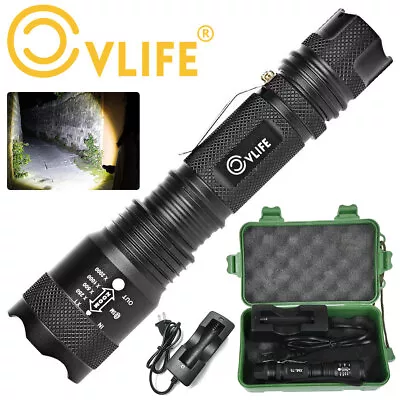 CVLIFE Super-Bright T6 LED Flashlight Zoomable Rechargeable Powerful Flashlight • $19.99