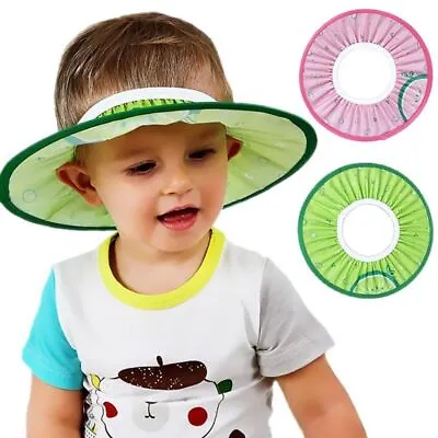 £5.69 • Buy Baby Kids Child Shower Cap For Hair Wash Bath Soft Waterproof Protect Shield Hat