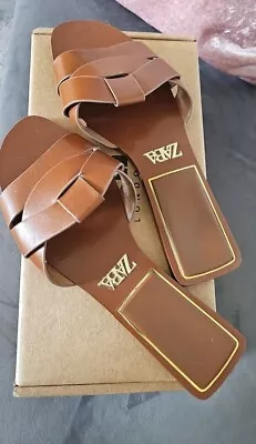 Zara Ladies Flat Sandals Size 5 • £20.95