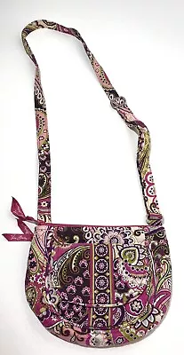 Vera Bradley Very Berry Paisley Clare Crossbody Shoulder Bag Retired Fall 2010 • $24.99