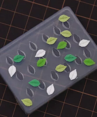 1/12 Scale Dollhouse Miniatures Mini Plant Leaves Silicone Mold Decor Reusable • $8.19