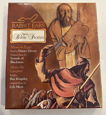 NEW Rabbit Ears Classic Bible Stories: Moses In Egypt + Moses The Lawgiver • $19.99