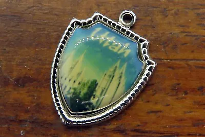 Vintage Silver MORMON TEMPLE SALT LAKE CITY UTAH STATE TRAVEL SHIELD Charm 35-14 • $16.95