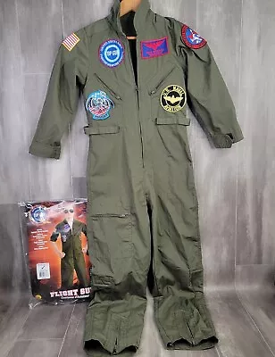 Rubie's Maverick Top Gun Flight Suit Child  Costume Youth Size Medium 8/10 • $17.99