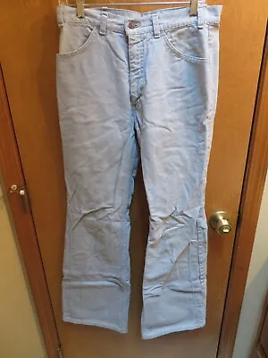 Vintage Levis Denim Jeans White Tab Men's 32X34 Flared Leg Bellbottom #1 • $59.99