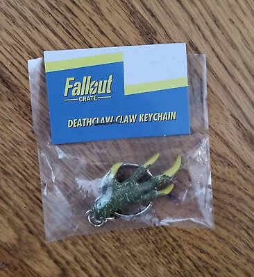 NEW Fallout Crate Deathclaw Claw Keychain 2020 Bethesda Loot Crate Sealed • £18.08