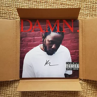 Kendrick Lamar DAMN Limited Edition Autographed Vinyl Sleeve—vinyl Not Included • £110