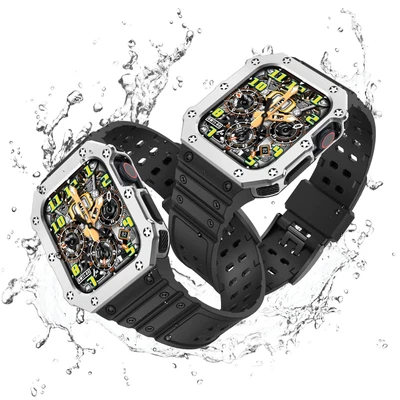 $23.98 • Buy Richard TPU Watch Band PC Case Sports Strap For Apple IWatch Series 8 7 6 5 4 3