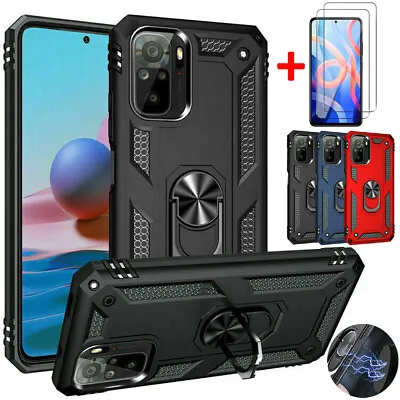 Case For Xiaomi Redmi Note 12 11 10 Pro Mi 11T 12T ShockProof Ring Stand Cover • $4.86