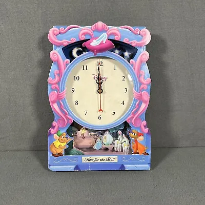 $24.99 • Buy Disney Cinderella Cardboard Clock Time For The Ball Double Sided Vintage *NEW*