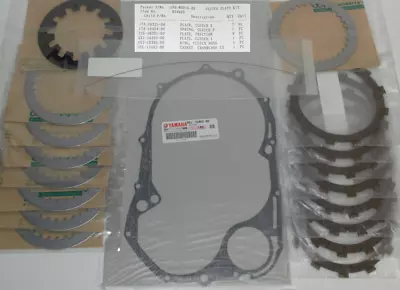 $148.99 • Buy Yamaha OEM Clutch Plate Kit W/Crankcase Cover Gasket V-Star 1100 5P9-W001G-00-00