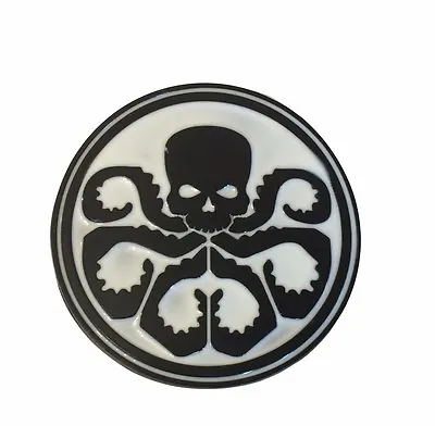  Captain America Series Black And White Hydra Symbol Belt Buckle • $13.99