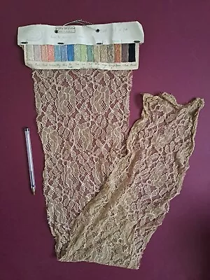 £3 • Buy Vintage Haberdashery Lace Display Card