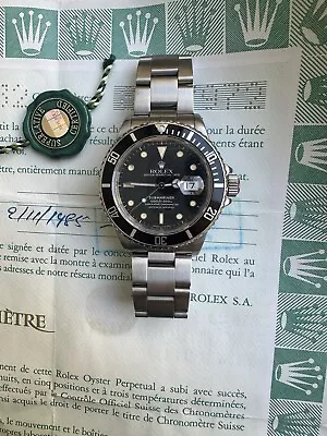 Rolex Submariner 16800   Box And Papers 1985 • $9390