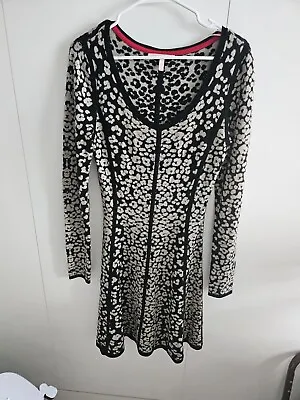 Victorias Secret Sweater Dress Womens XS Animal Cat Design Cotton   Blend Sexy 1 • $11.50