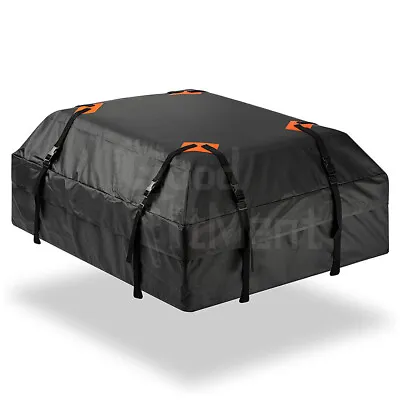 Waterproof Car Roof Top Rack Carrier Cargo Bag Luggage Storage Cube Travel PVC • $69.25