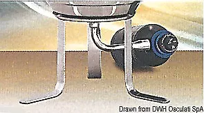MAGMA Barbecue Stove Support With 3 Legs For Mounting Onto The Floor • $72.66
